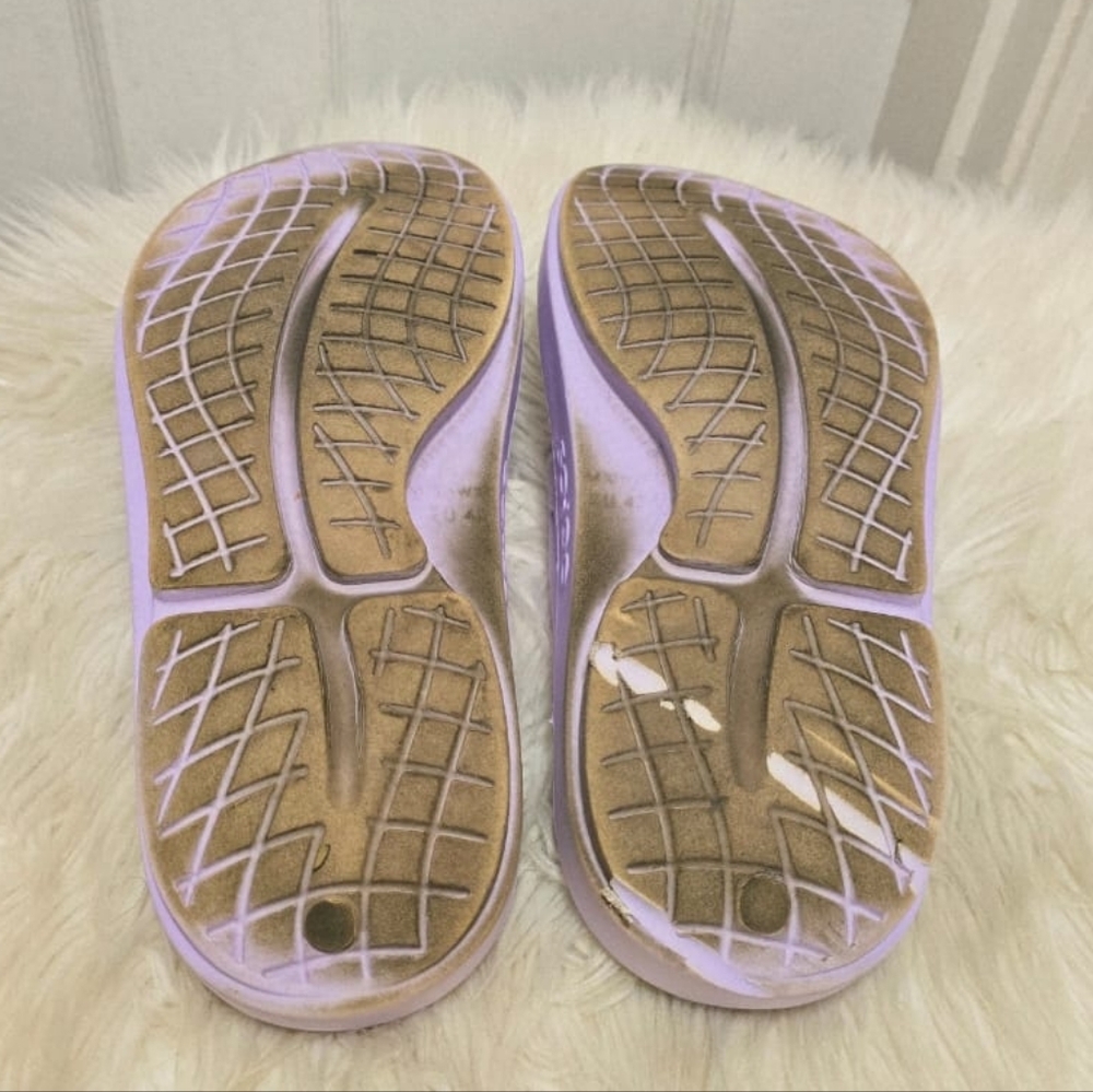 OOFOS OOriginal Unisex Lavender Flip Flops- Size M10/W12 - Picture 7 of 10